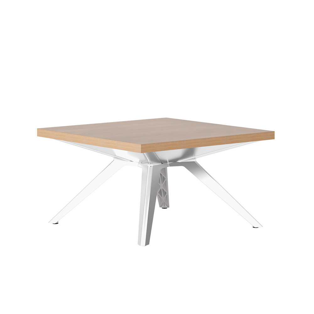 Farrah: End Table with polished aluminum base