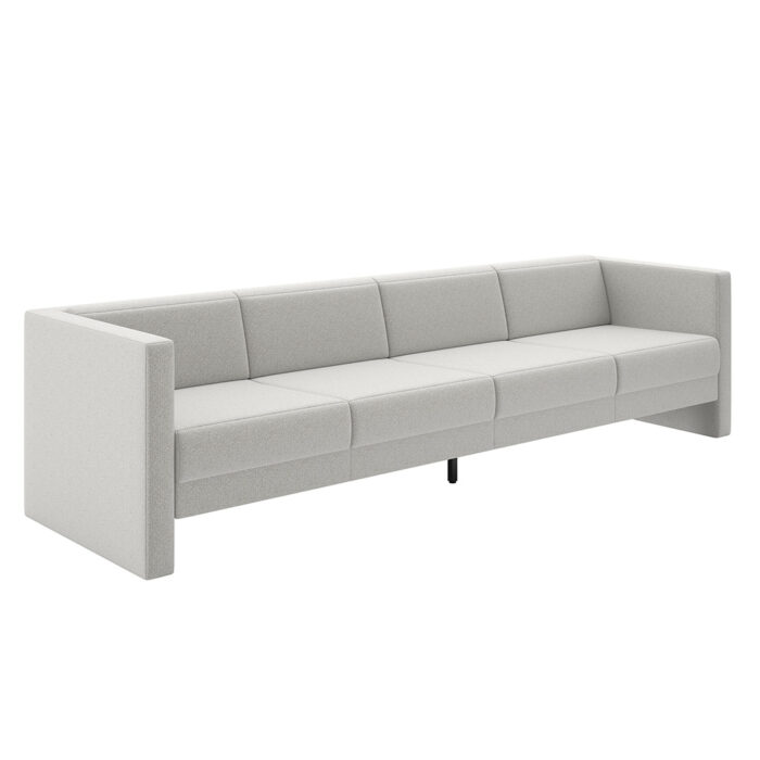Quattro 4 seat lounge with upholstered legs