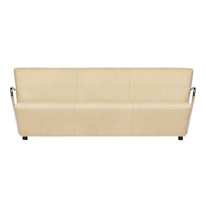 Largo: Three-Seater sofa in faux leather