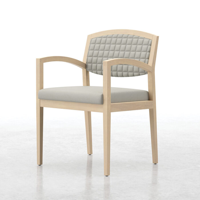 Eloquence: Chair with Half Upholstered Back